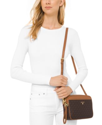 michael kors jet set large east west crossbody