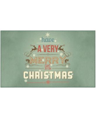 Merry Little Christmas Accent Rug, 24" x 40"