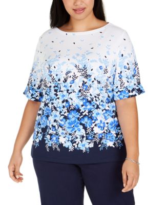 macys plus size karen scott tops