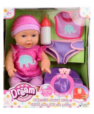 Dream Collection 12" Baby Doll with Musical Potty
