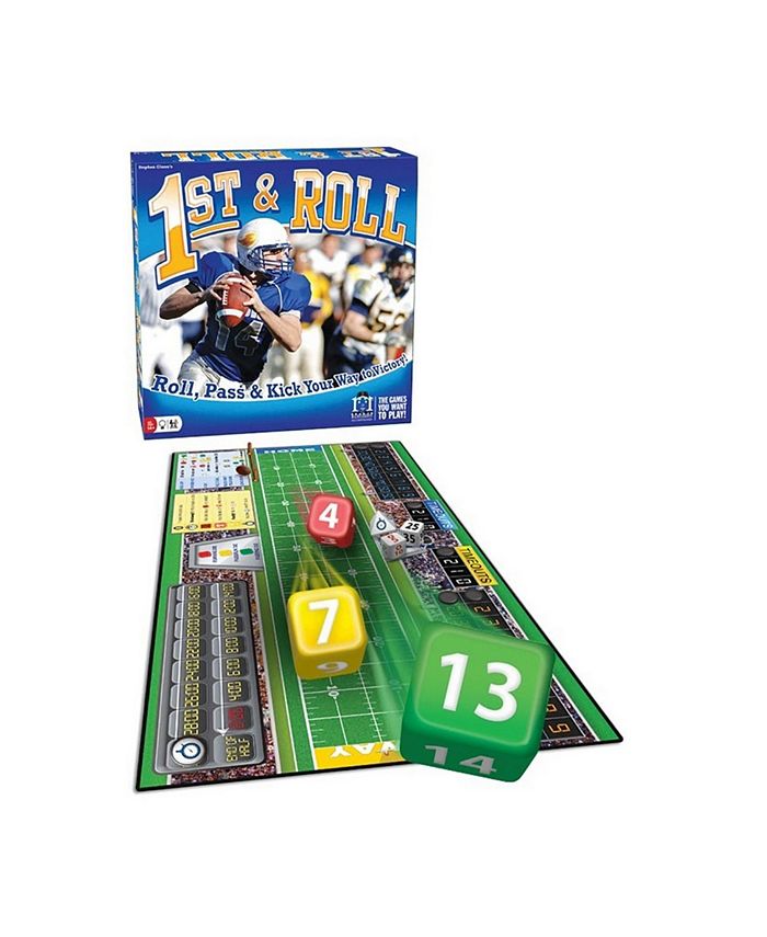 MasterPieces Puzzles R&R Games 1st Roll Football Dice Rolling Board