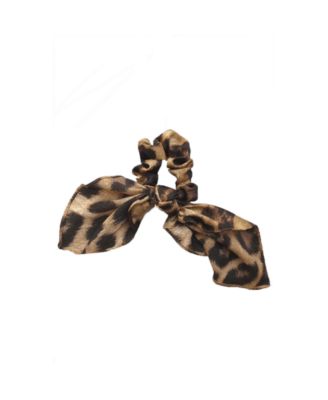 Leopard Print Scrunchie Bow