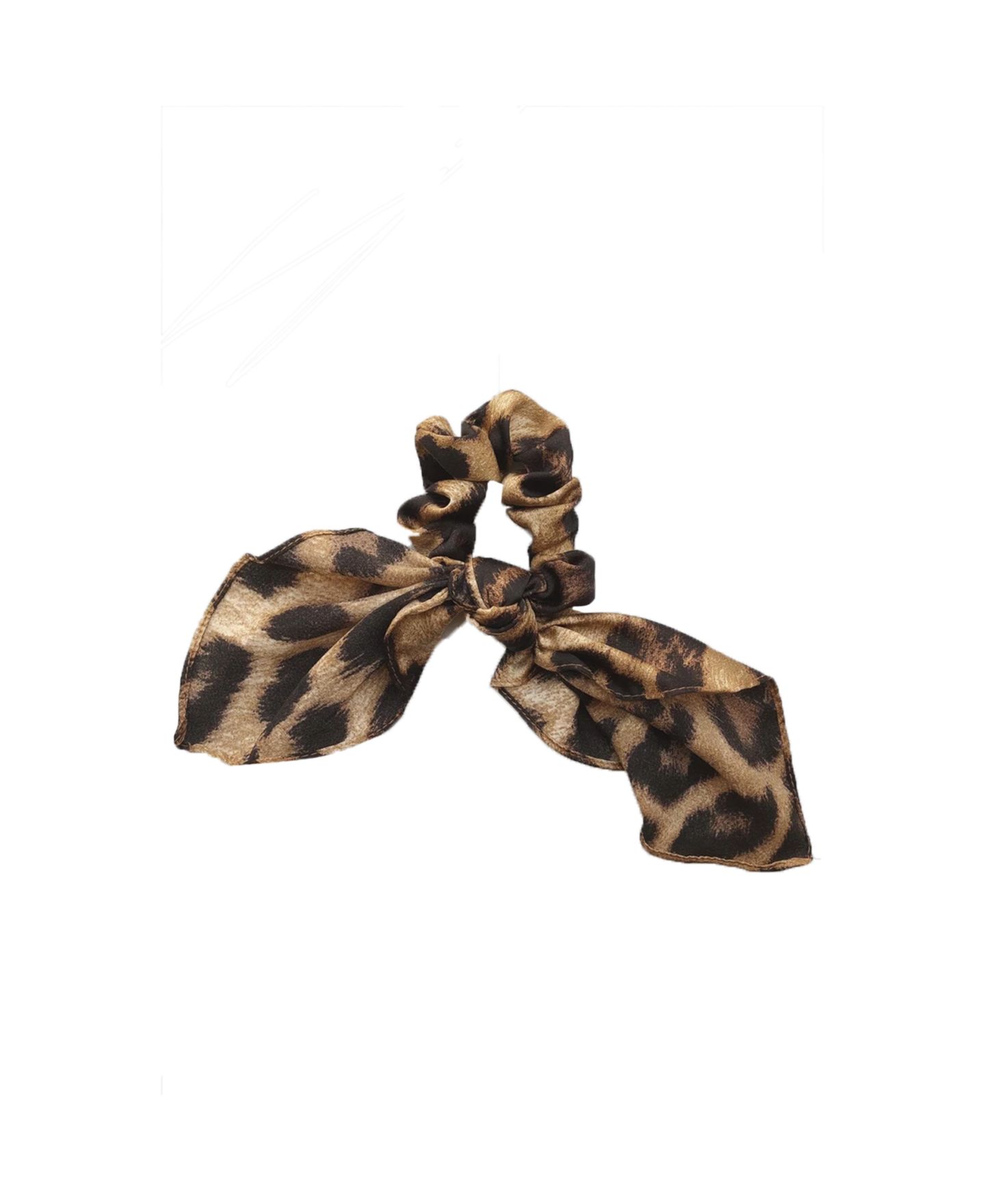 Женские аксессуары для волос Soho Style Leopard Print Scrunchie Bow — фото 3