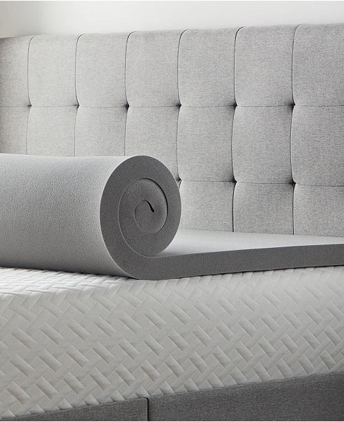 Lucid 2" Bamboo Charcoal Memory Foam Topper, Twin XL & Reviews