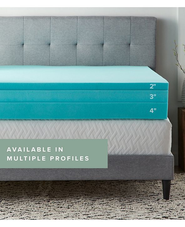 Lucid 2" Gel Foam Mattress Topper, Queen & Reviews ...