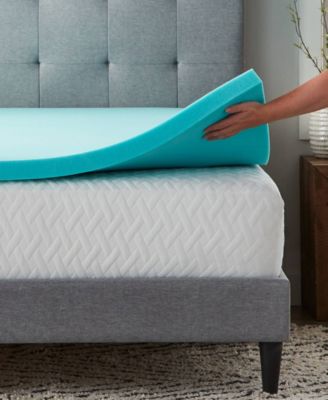 Lucid Dream Collection 2" Gel Foam Mattress Topper, Twin XL