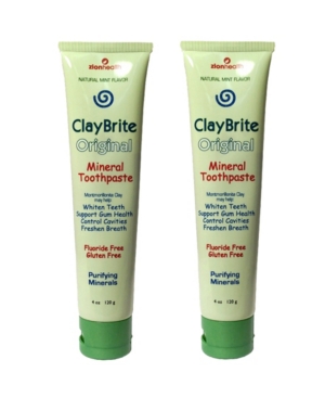 Shop Zion Health Claybrite Toothpaste For Superior Gum Health Set Of 2 Pack, 8oz