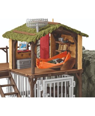 schleich jungle research station playset