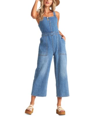 Billabong - Juniors' Ball In Denim Overalls
