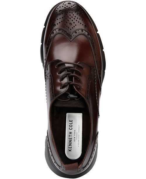 Kenneth Cole New York Men S Trent Dress Casual Wingtip Oxfords