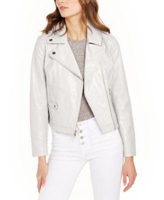 GUESS - Faux-Leather Moto Jacket