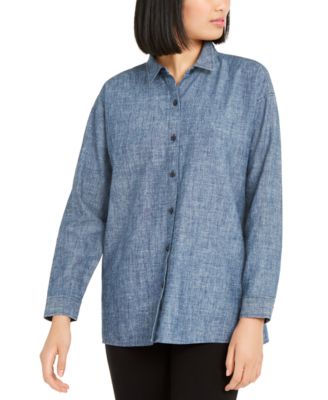 Eileen Fisher Organic Shirt Created for Macy s Macy s