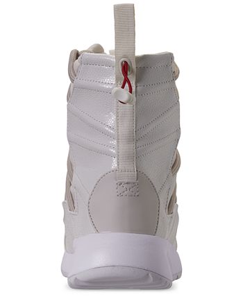 Nike women's tanjun high rise high deals top sneaker boots from finish line