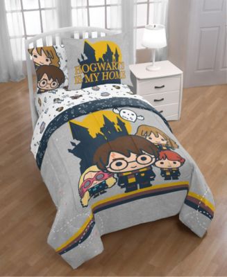 Harry Potter White Hogwarts Sheet Set, Kids Bedroom