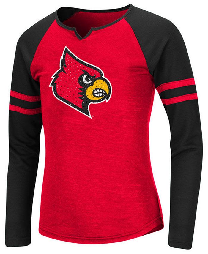 Louisville Cardinals Colosseum Youth Campus Pullover Sweatshirt - Red