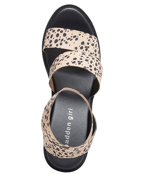 steve madden tazia mega lug sandals