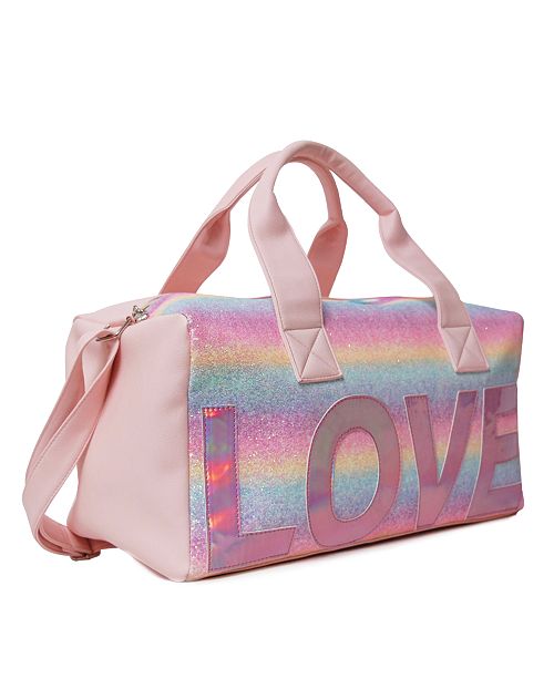 OMG! Accessories Ombre Glitter Love Duffle Bag & Reviews Handbags