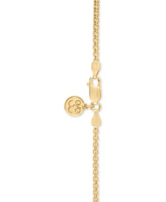 St. Michael Medallion & Horn 24" Pendant Necklace in 14k Gold-Plated Sterling Silver, Created for Macy's