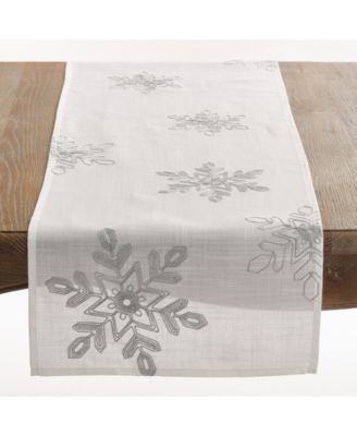 Nivalis Collection Snowflake Design Runner