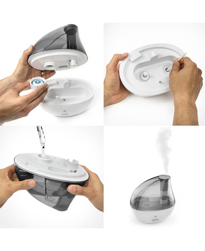 Pure Enrichment MistAire Silver Ultrasonic Cool Mist Humidifier Macy