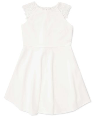 girls size 8 white dress