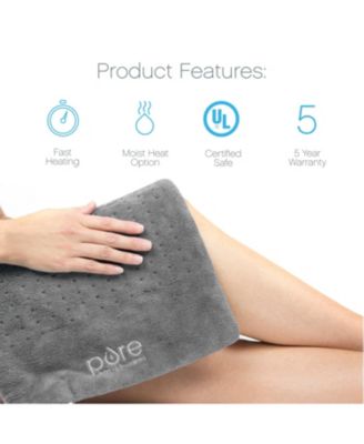PureRelief&reg; Deluxe Heating Pad 12" x 24"