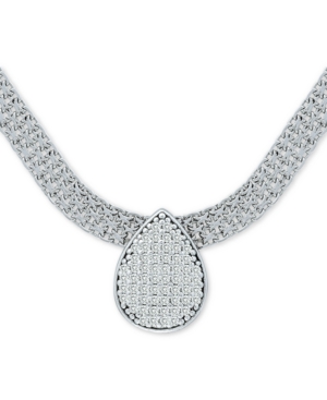 image of Cubic Zirconia Pave Teadrop 17