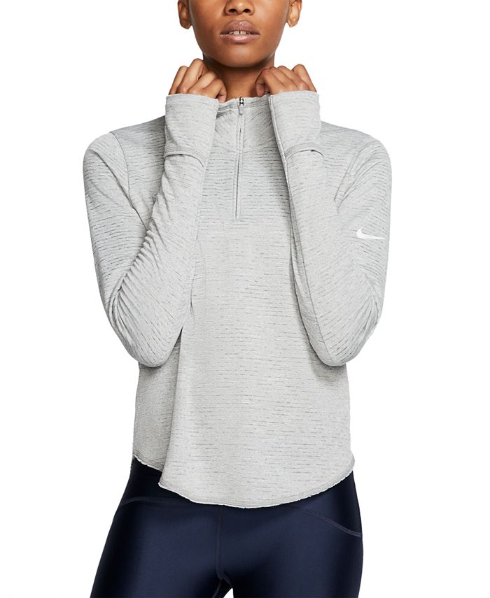 sombra Platillo impacto Nike Women's Element Sphere Half-Zip Running Top - Macy's