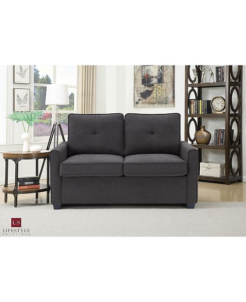 Pullman Loveseat Sleeper With Memory Foam Mattress Twin