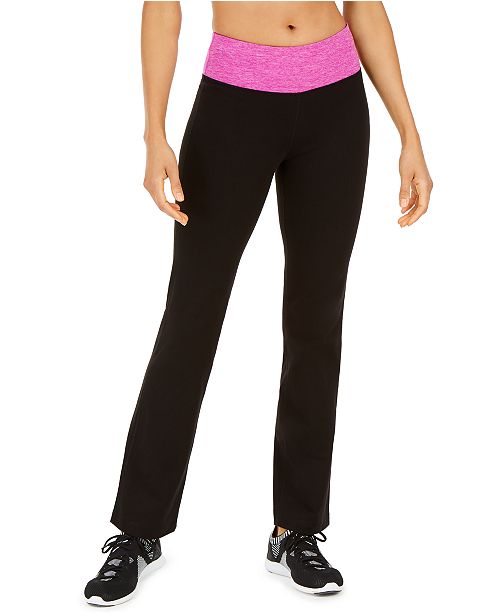 Ideology Performance Yoga Pants, Created for Macy's & Reviews Pants