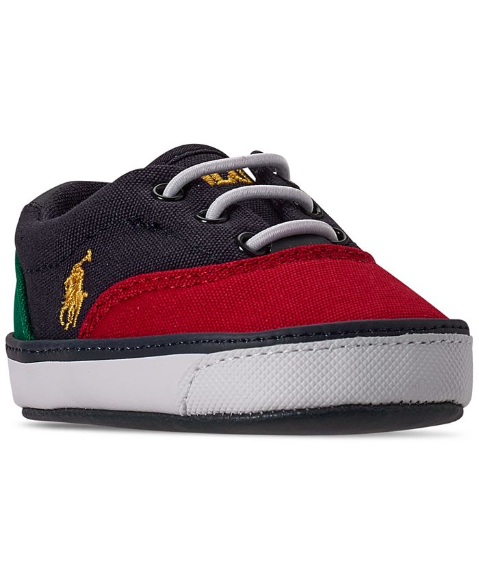 Polo Ralph Lauren Infant Boys Vaughn II Layette Crib Booties from
