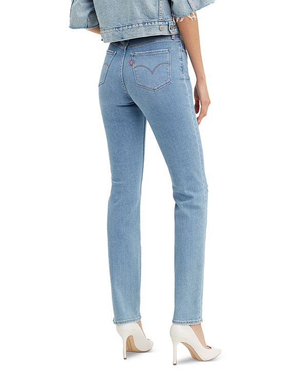 Levi's 724 High-Rise Straight-Leg Jeans & Reviews - Jeans - Juniors ...