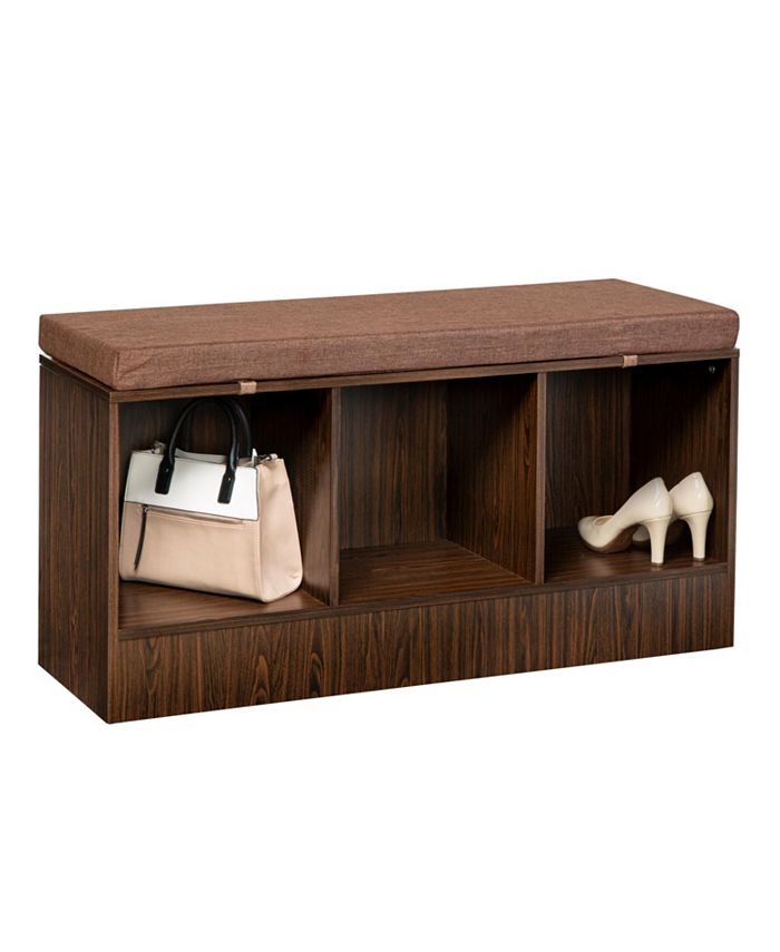 Honey Can Do Entryway Bench with Storage Shelves Macy's