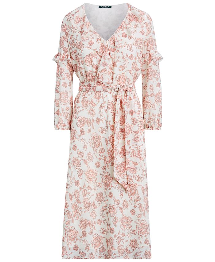 Lauren Ralph Lauren Floral Print Dress - Macy's