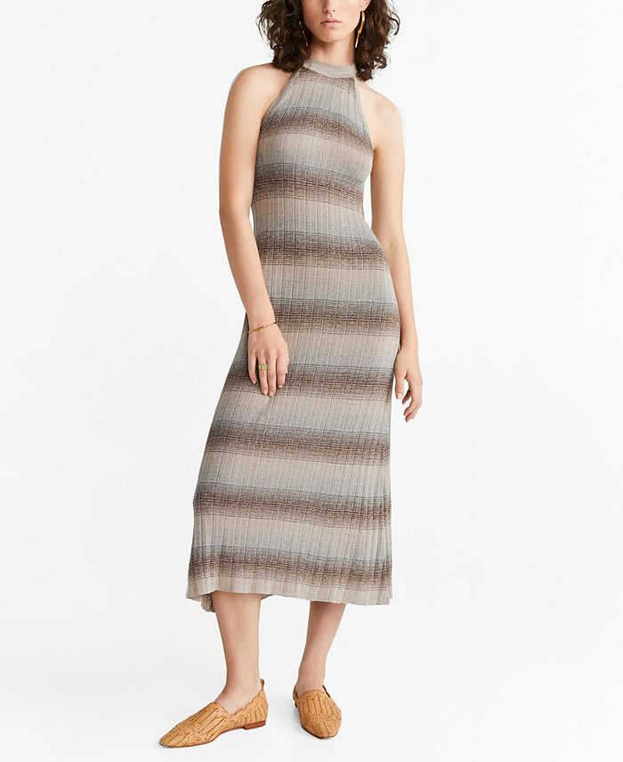 MANGO Halter Neck Dress Macy's