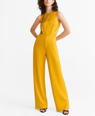 macy's yellow jumpsuit