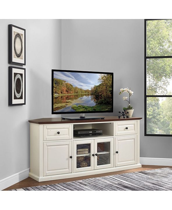 Crosley 60" Corner Tv Stand & Reviews Furniture Macy's