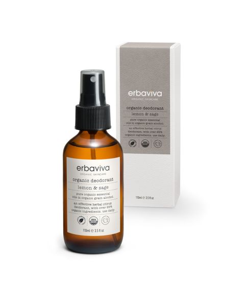 Дезодорант Erbaviva Lemon Sage, 3.5 oz