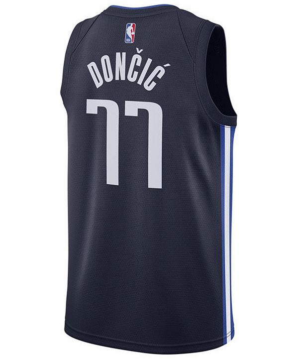 Nike Men's Luka Doncic Dallas Mavericks Statement Swingman Jersey ...