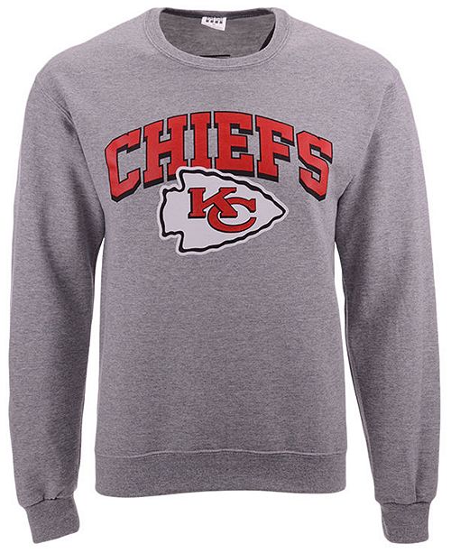Authentic Nfl Apparel Men S Kansas City Chiefs Classic Crew