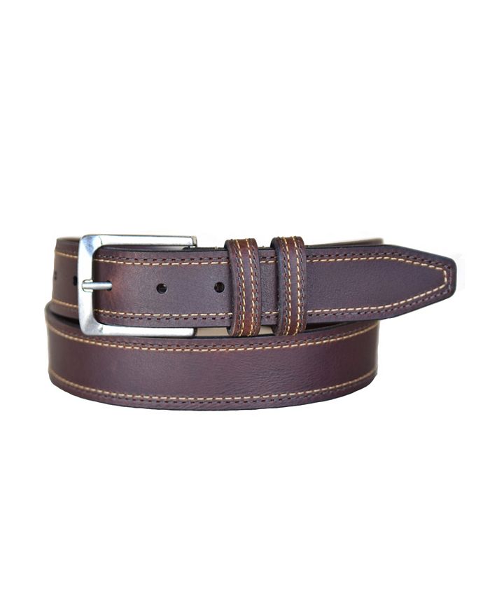Lejon Men's Wrigley Oil Tanned Harness Leather Casual Jean Belt - Macy's