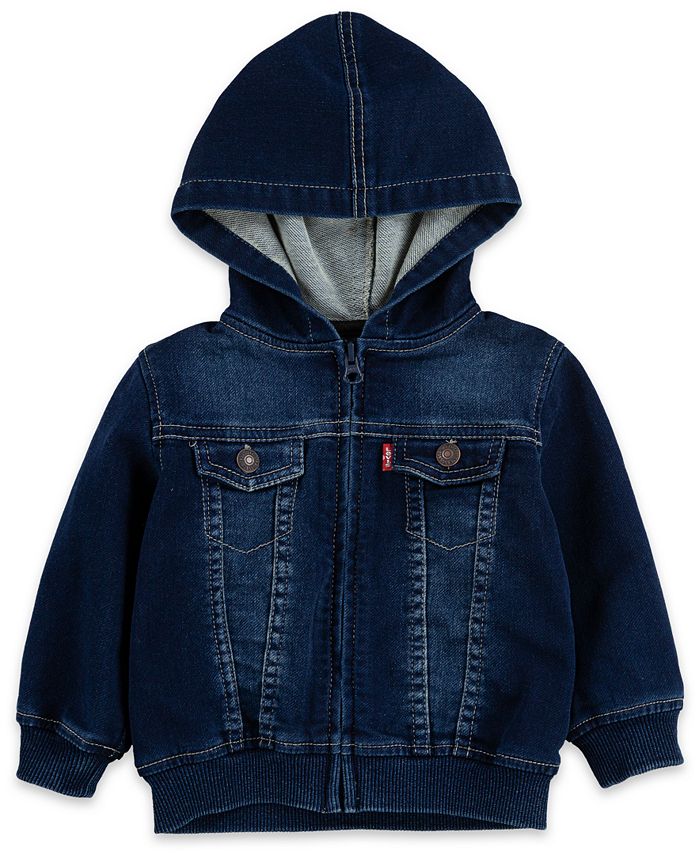 Levi's Baby Boys or Baby Girls Knit Hooded Jacket - Macy's