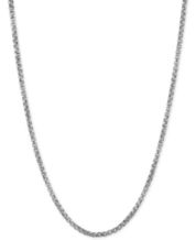 Macys sterling cheap silver chains