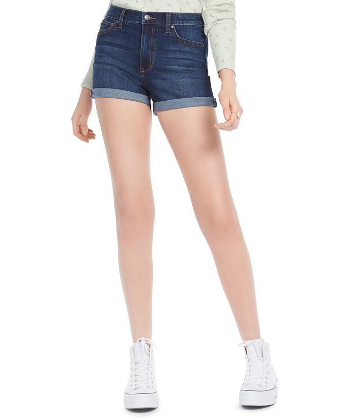 Celebrity Pink Womens Juniors Casual Cuffed Shorts