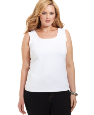 Alfani Plus Size Layering Tank Top