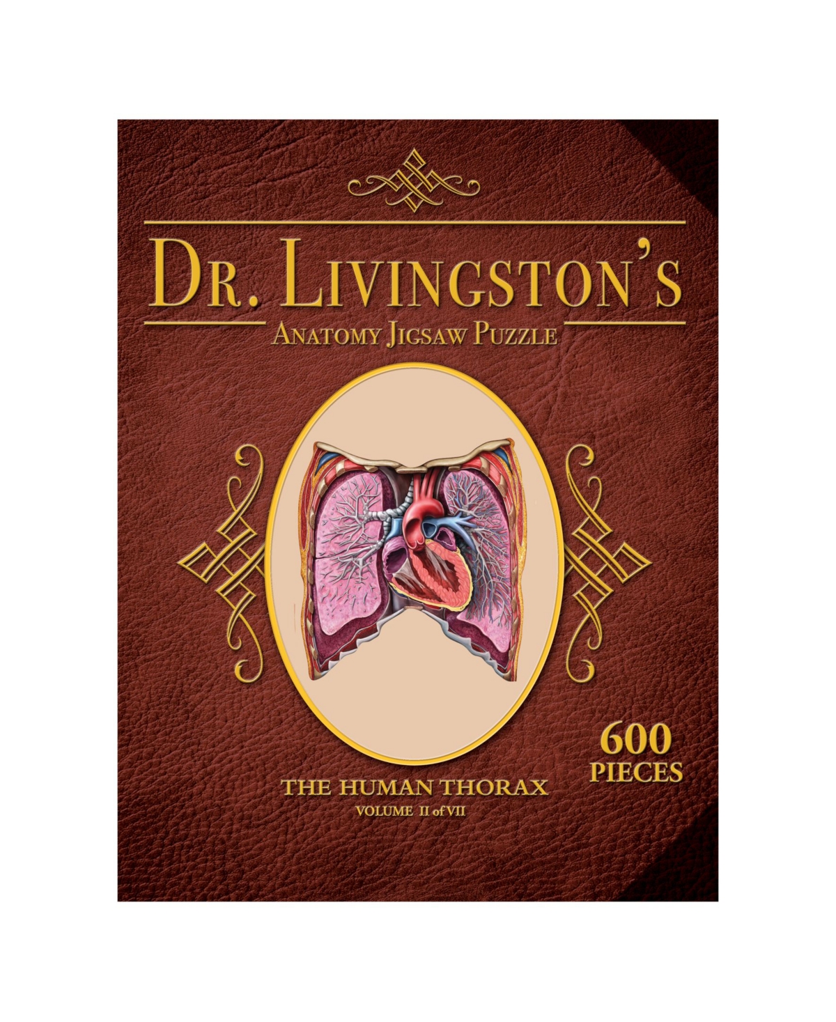 Masterpieces Puzzles Genius Games Dr. Livingston's Human Anatomy Jigsaw Puzzles In Multi