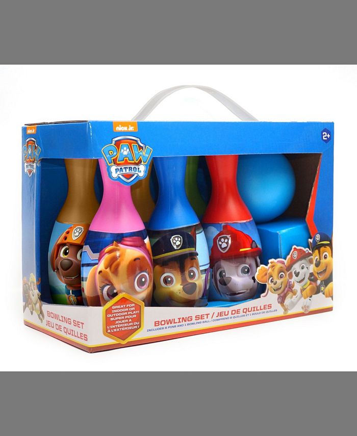paw patrol bowling pins