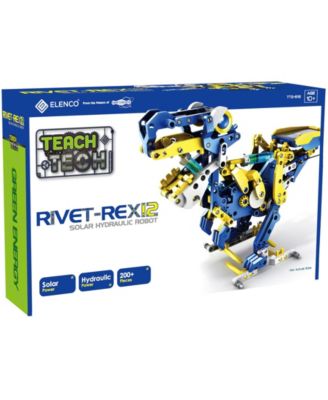 Teach Tech Rivet-Rex 12 Hydro-Mechanical Solar Robot Kit Stem Educational Toys