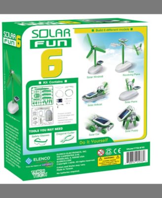 Redbox Teach Tech Solar Fun 6 Build-It-Yourself 6-In-1 Robot Stem Educational Toys