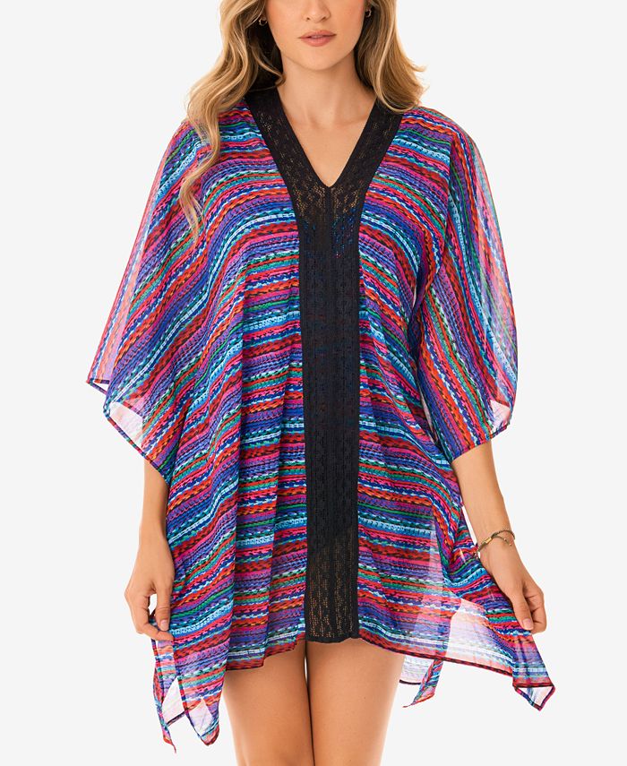 Miraclesuit Carnivale Caftan Swim Cover-Up - Macy's